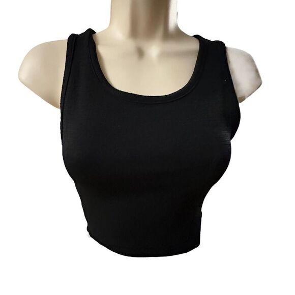 Roxy Good Keepsake Crop Top ~ soft stretchy knit fabric ~ crop top fitted ~ XS - Picture 2 of 13